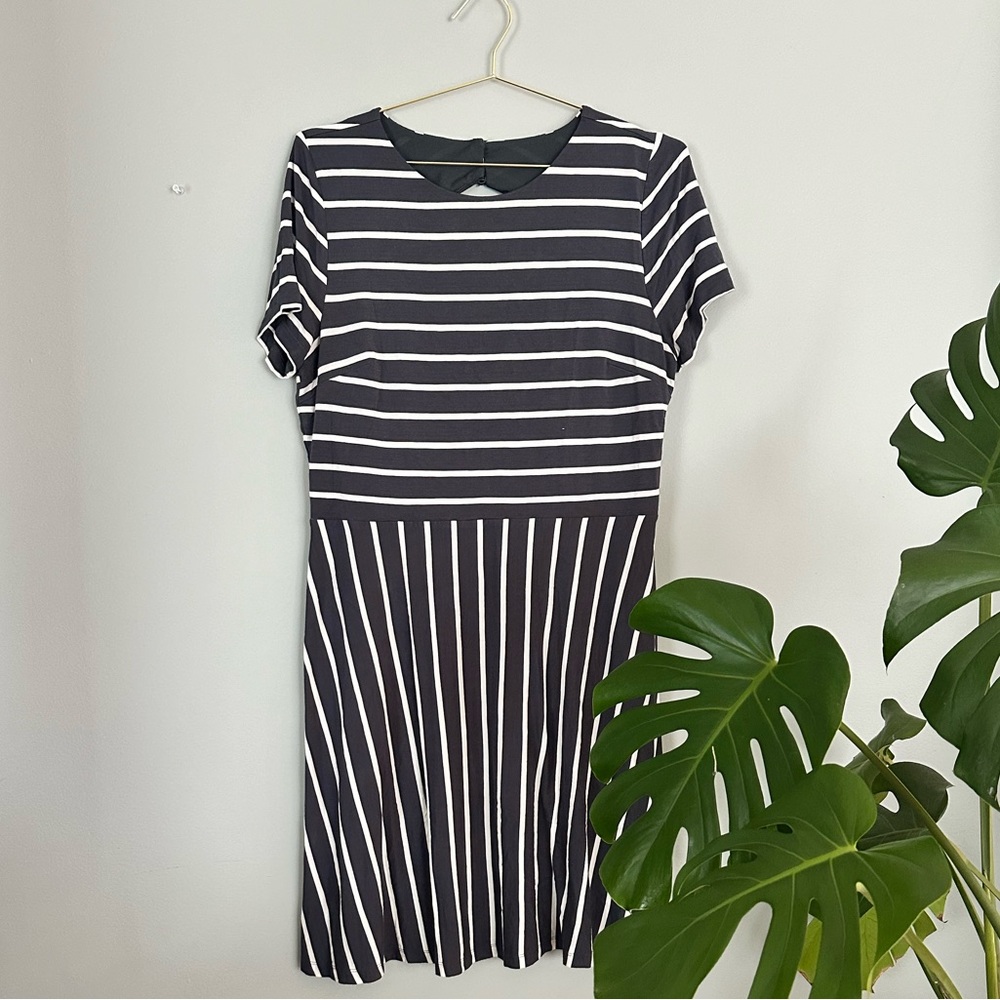 Loft Nautical Striped Dress